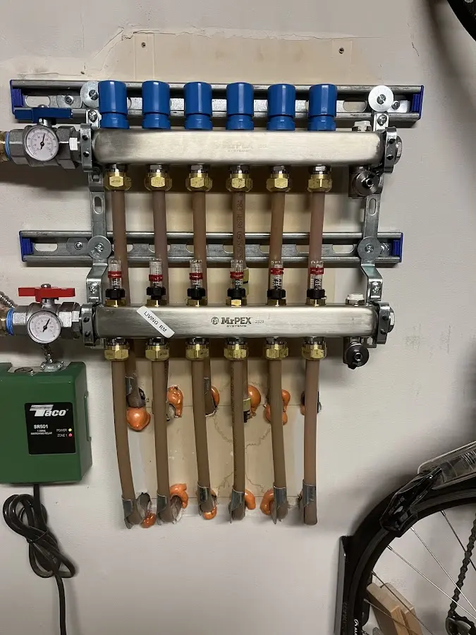 Plumber performing Gas Line Installation at a residential property in Mobridge